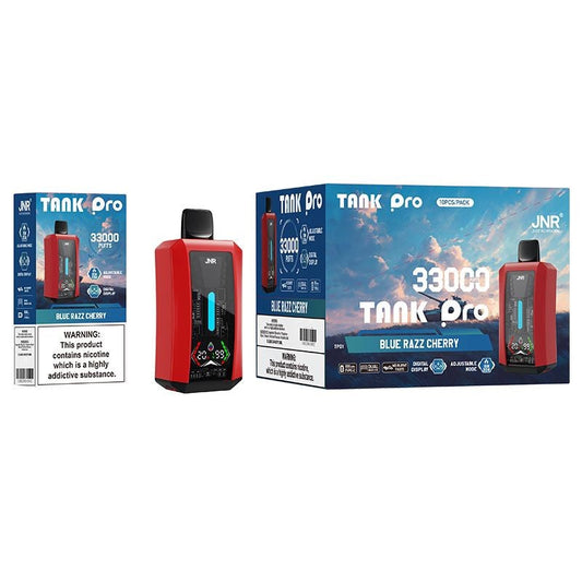 JNR Tank Pro 33000 Puffs Disposable Vape-850mAh Battery, 28ml E-liquid, Multiple Nicotine 15 Flavors