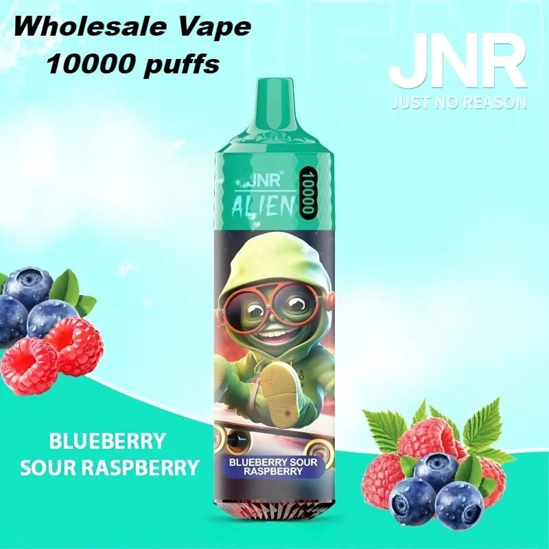 JNR Alien 10000 Puffs Low Price Hot Sale RGB Vape-850mAh Battery, 20ml E-liquid, Multiple Nicotine 44 Flavors