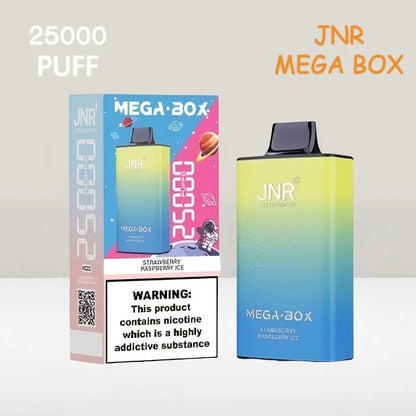 JNR Mega Box 25000 Puffs Good Price Hot Sale-850mAh Battery, 30ml E-liquid, Multiple Nicotine 20 Flavors