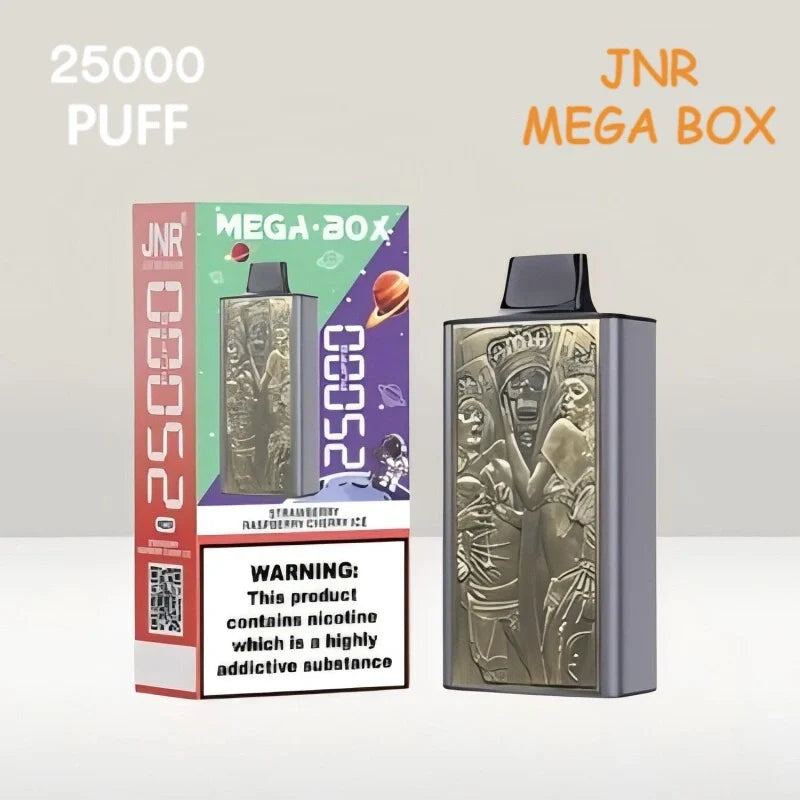 JNR Mega Box 25000 Puffs Good Price Hot Sale-850mAh Battery, 30ml E-liquid, Multiple Nicotine 20 Flavors