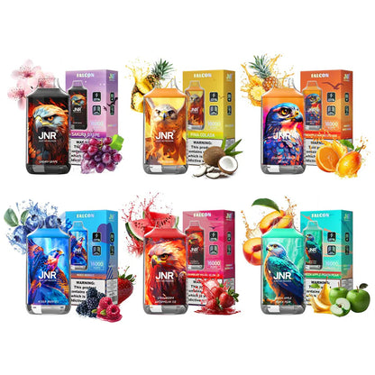 JNR Falcon 16000 Puffs Disposable Vape-22ml E-liquid, Multiple Nicotine 12 Flavors