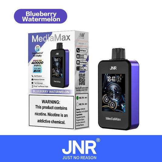 Wholesale Sales of Display Touchscreen Camera Jnr Media Max 40000 Puffs 10 Flavors of Disposable E-Cigarette Vape
