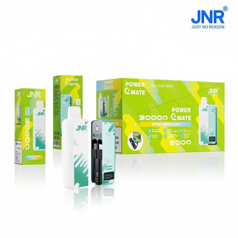 JNR Power Mate 30000 puff Best Price Discount Sale-5000mAh Battery, 19ml E-liquid, Multiple Nicotine 10 Flavors