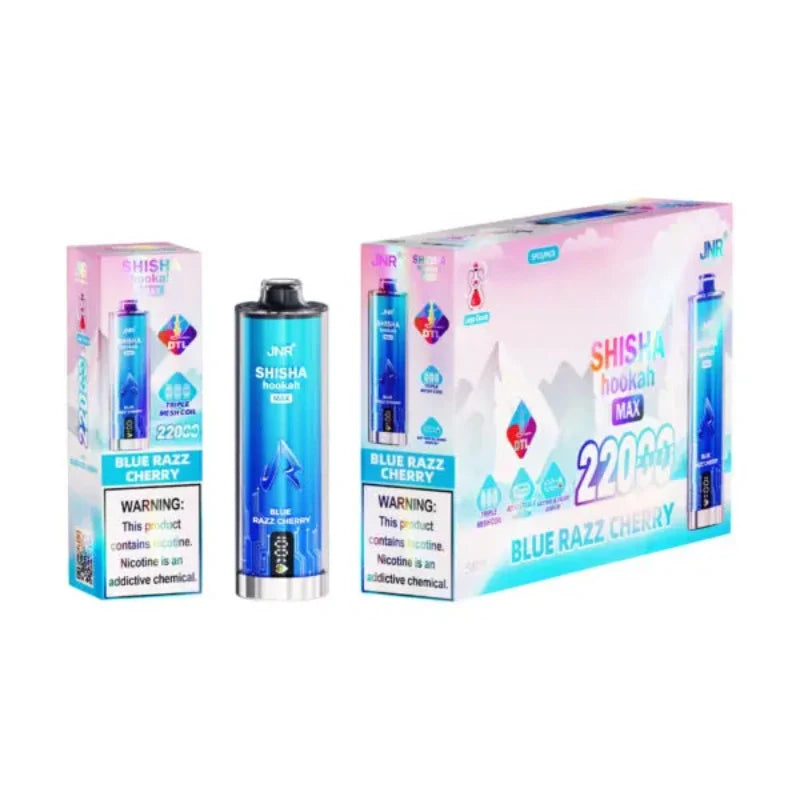 JNR Shisha Hookah Max 22000 Puffs Disposable Vape-29ml E-liquid, Multiple Nicotine 15 Flavors