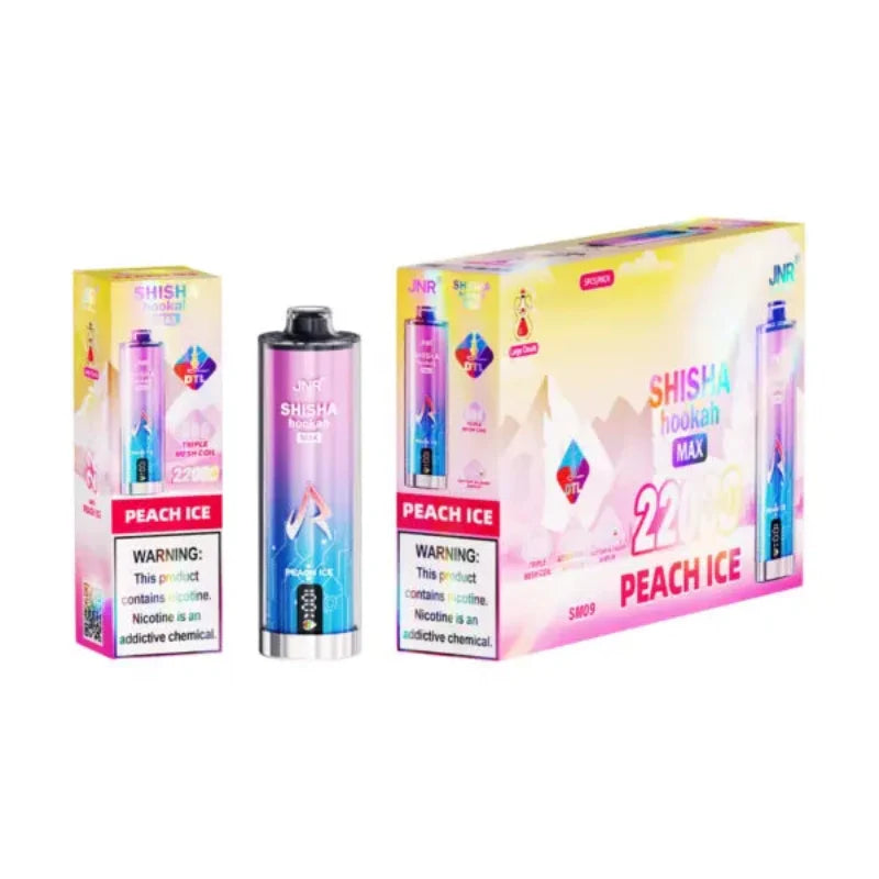 JNR Shisha Hookah Max 22000 Puffs Disposable Vape-29ml E-liquid, Multiple Nicotine 15 Flavors