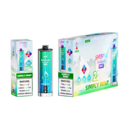 JNR Shisha Hookah Max 22000 Puffs Disposable Vape-29ml E-liquid, Multiple Nicotine 15 Flavors