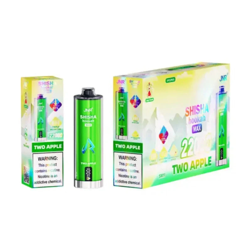 JNR Shisha Hookah Max 22000 Puffs Disposable Vape-29ml E-liquid, Multiple Nicotine 15 Flavors