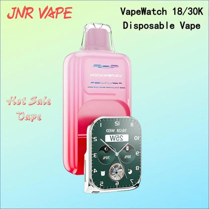 JNR VapeWatch 18/30K Disposable Best Price Good Sale-1000mAh Battery, 19ml E-liquid, Multiple Nicotine 10 Flavors