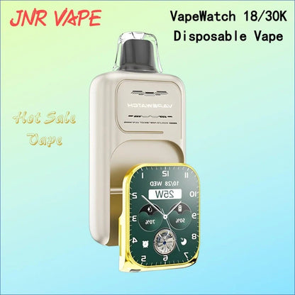 JNR VapeWatch 18/30K Disposable Best Price Good Sale-1000mAh Battery, 19ml E-liquid, Multiple Nicotine 10 Flavors