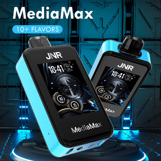 JNR Vape MediaMax 40000 PUFF 40K Disposable Vape Pen E Cigarette Prefilled -650mAh Battery, 14ml E-liquid, Multiple Nicotine 10 Flavors