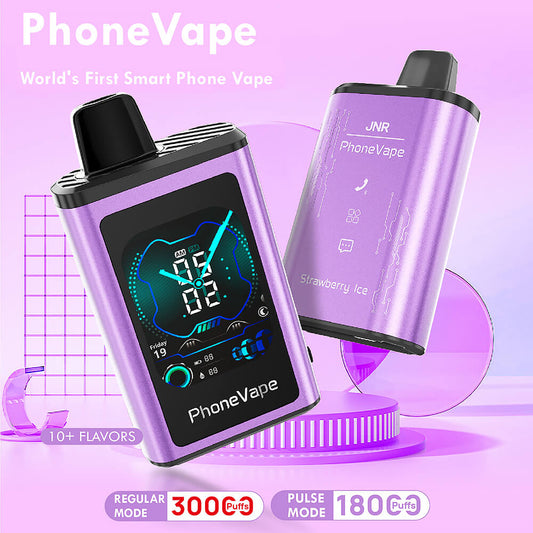 JNR Phone Vape 30000 Puffs Disposable Vape In Sales-850mAh Battery, 19ml E-liquid, Multiple Nicotine 10 Flavors