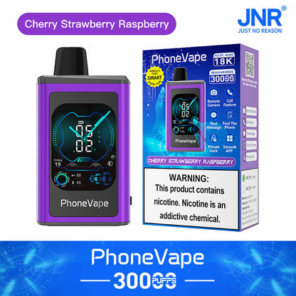 JNR Phone Vape 30000 Puffs Disposable Vape In Sales-850mAh Battery, 19ml E-liquid, Multiple Nicotine 10 Flavors