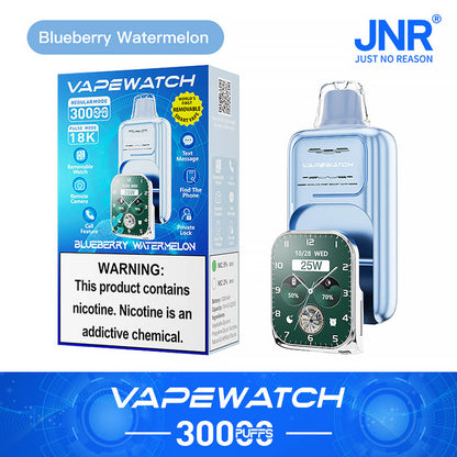 JNR Vape Watch 30000 Puffs Disposable Vape In Sales-850mAh Battery, 19ml E-liquid, Multiple Nicotine 10 Flavors