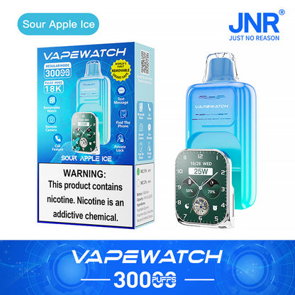 JNR Vape Watch 30000 Puffs Disposable Vape In Sales-850mAh Battery, 19ml E-liquid, Multiple Nicotine 10 Flavors