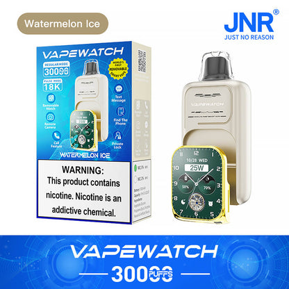 JNR Vape Watch 30000 Puffs Disposable Vape In Sales-850mAh Battery, 19ml E-liquid, Multiple Nicotine 10 Flavors