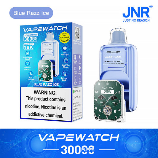 JNR Vape Watch 30000 Puffs Disposable Vape In Sales-850mAh Battery, 19ml E-liquid, Multiple Nicotine 10 Flavors