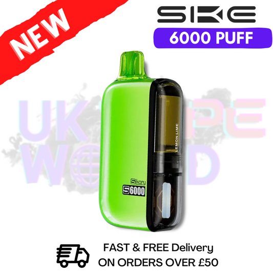 Lemon Lime SKE SIKARY 6000 PUFF 6K Disposable Kit