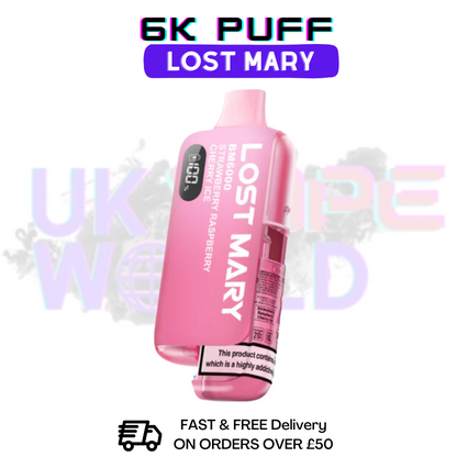 LOST MARY 6K Puff 6000 Refil Disposable Kit | Only £8