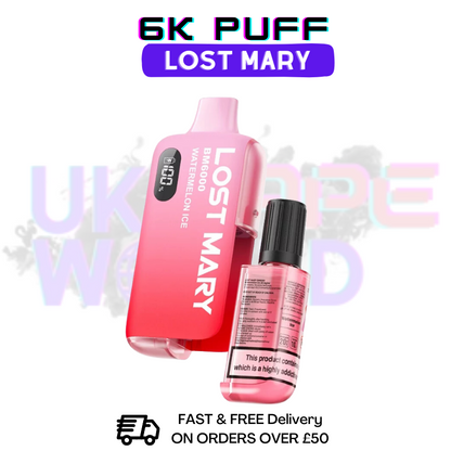 LOST MARY 6K Puff 6000 Refil Disposable Kit | Only £8