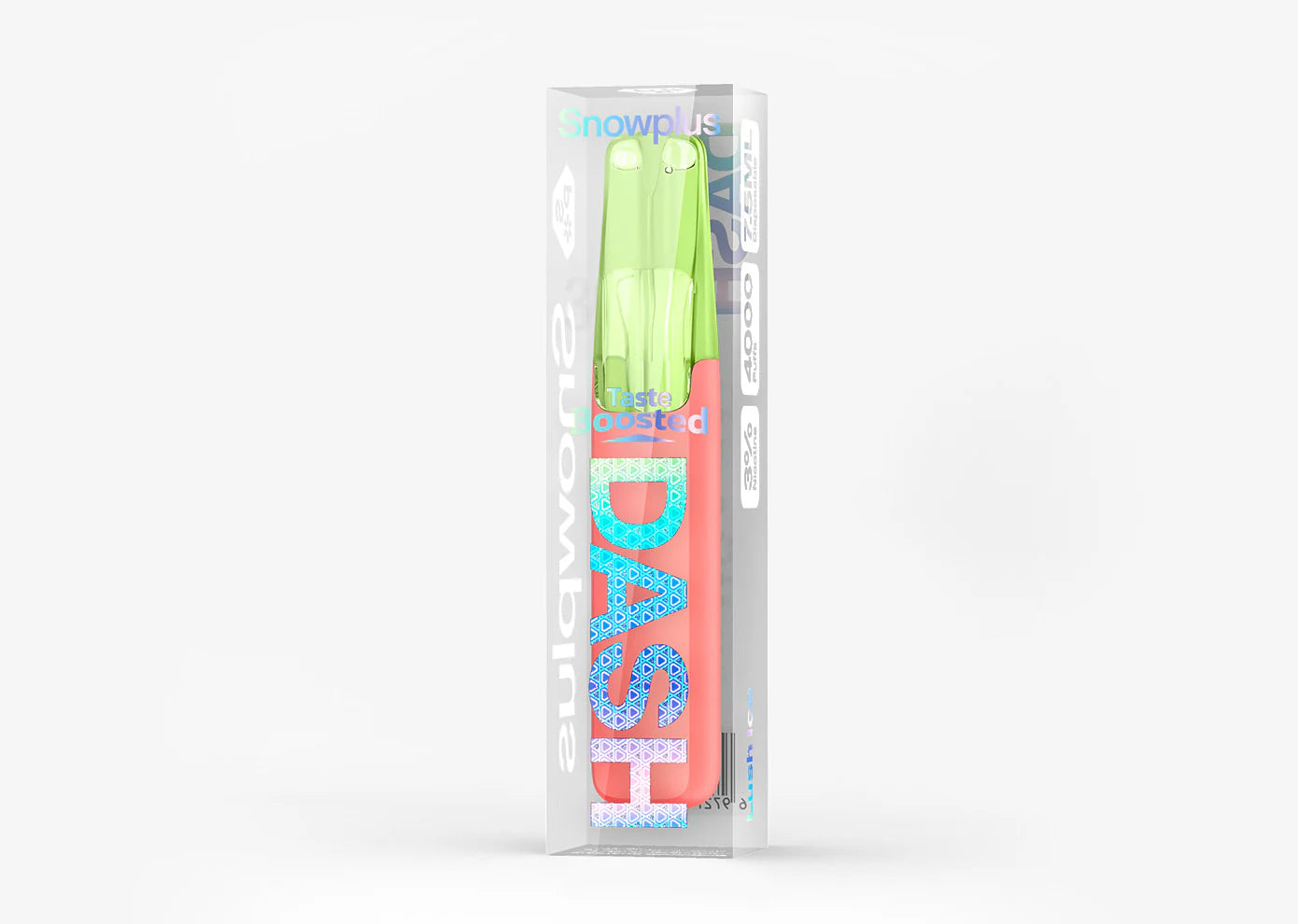 Snowplus DASH 4000 Puffs Disposable Rechargeable with 7.5 mle-liquid volume 100%cobalt battery