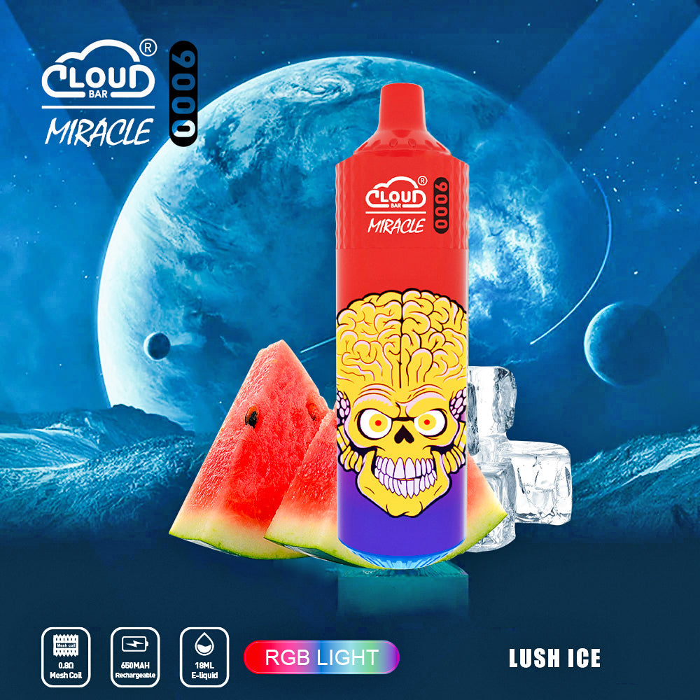 Cloud Multi Flavor 9000 Puffs  5% Rechargeable Cigarettes Vapor Electronic Vapes Pen 18ml for Cigarettes Lovers