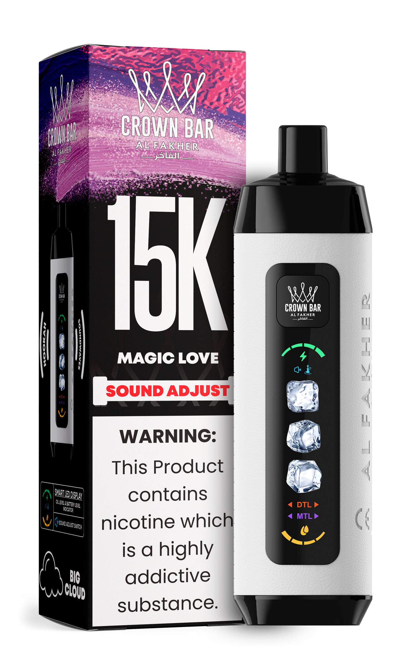 Al Fakher Crown Bar 15k Disposable Vape | Sound Wave