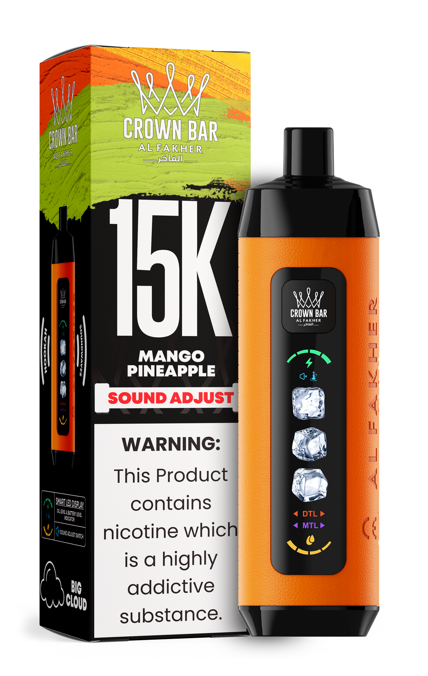 Al Fakher Crown Bar 15k Disposable Vape | Sound Wave