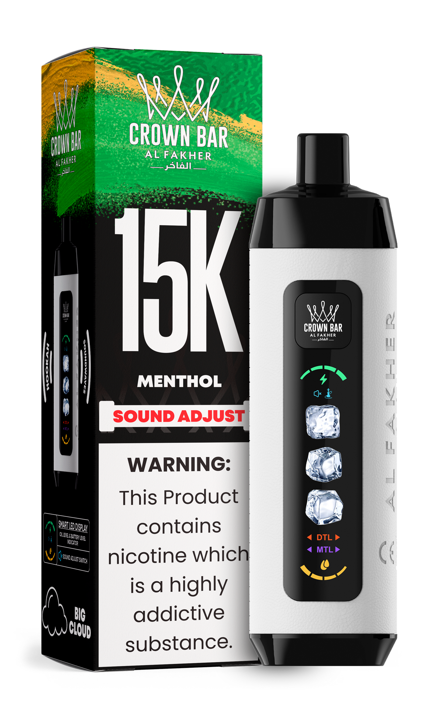 Al Fakher Crown Bar 15k Disposable Vape | Sound Wave