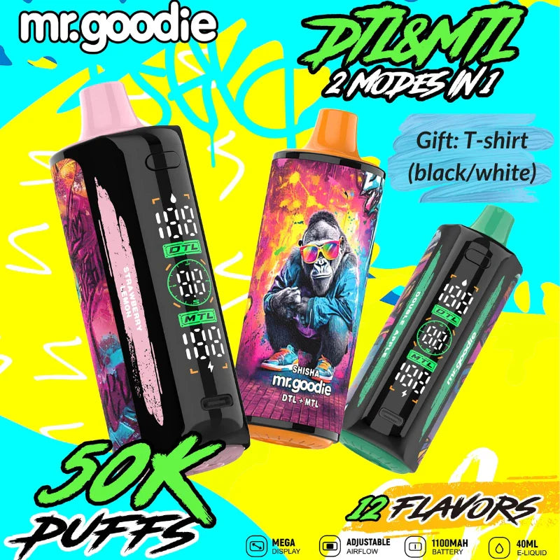 Factory Bottom Price Mr.Goodie 50k puffs-VM013 Certified Quality