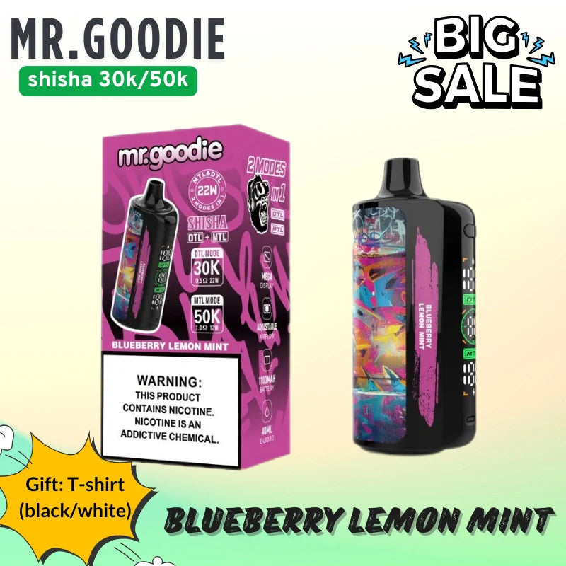 Factory Bottom Price Mr.Goodie 50k puffs-VM013 Certified Quality