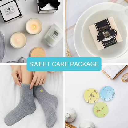 Home Spa Gift Box, Birthday Wedding Gift, Cuban Candle Jar, Tumbler, Quick Recovery Gift Set, Feminine Care Set