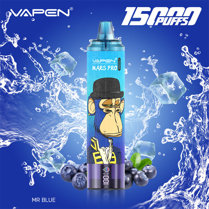 EU Warehouse Vapen Mars PRO 15K puff Tornado 15000 Puffs Vapers Disposable Electronic Cigarette