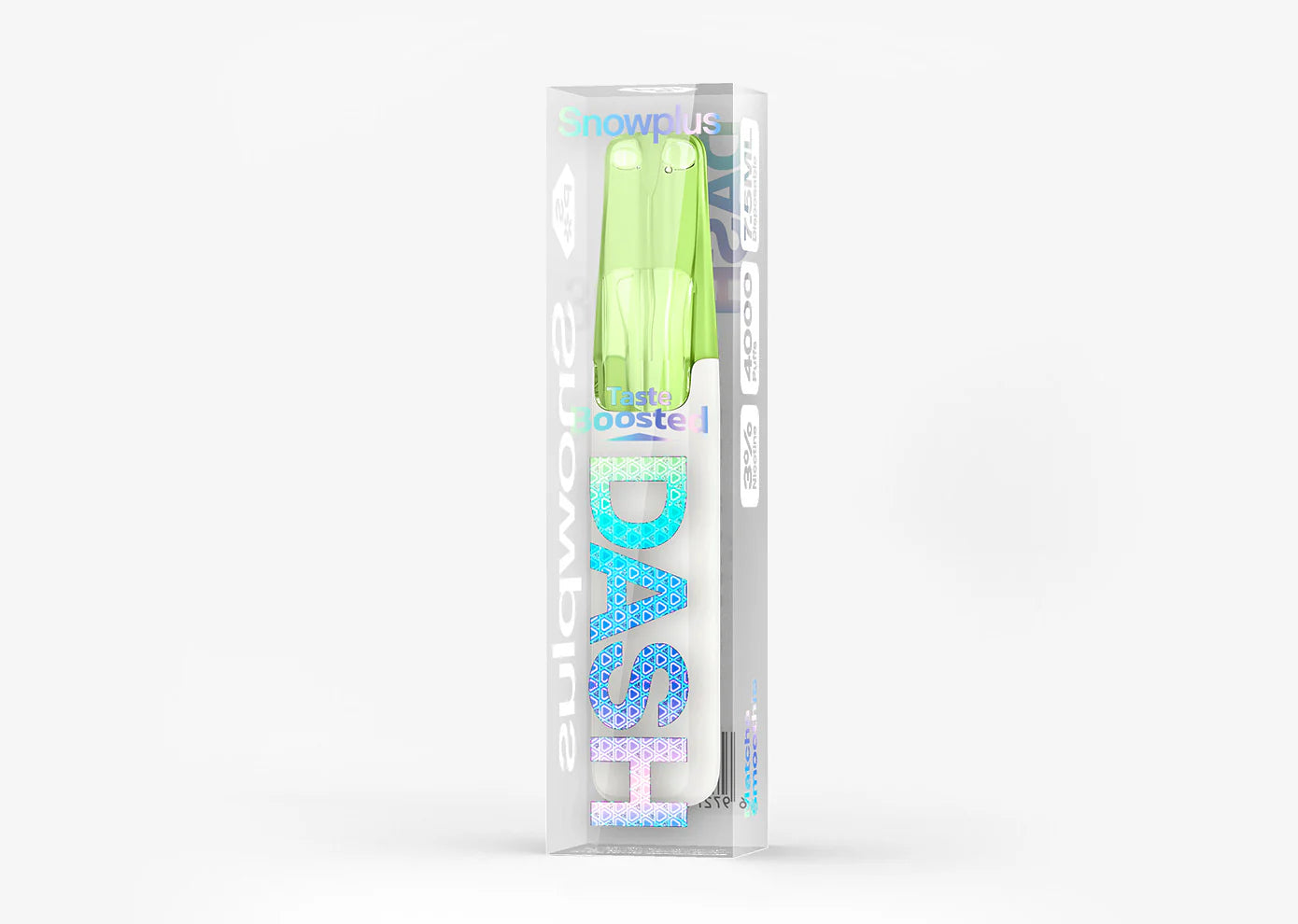 Snowplus DASH 4000 Puffs Disposable Rechargeable with 7.5 mle-liquid volume 100%cobalt battery