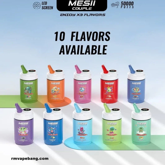 Mesii Couple 50K (Three Flavors) Top Choice for Vape Shops Factory Direct Price