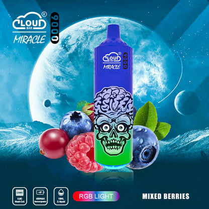 Cloud Multi Flavor 9000 Puffs  5% Rechargeable Cigarettes Vapor Electronic Vapes Pen 18ml for Cigarettes Lovers
