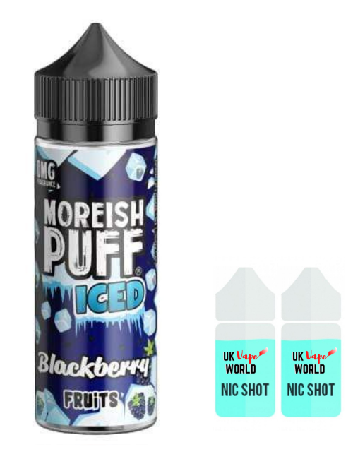 Moreish Puff Iced Blackberry 100ml Shortfill