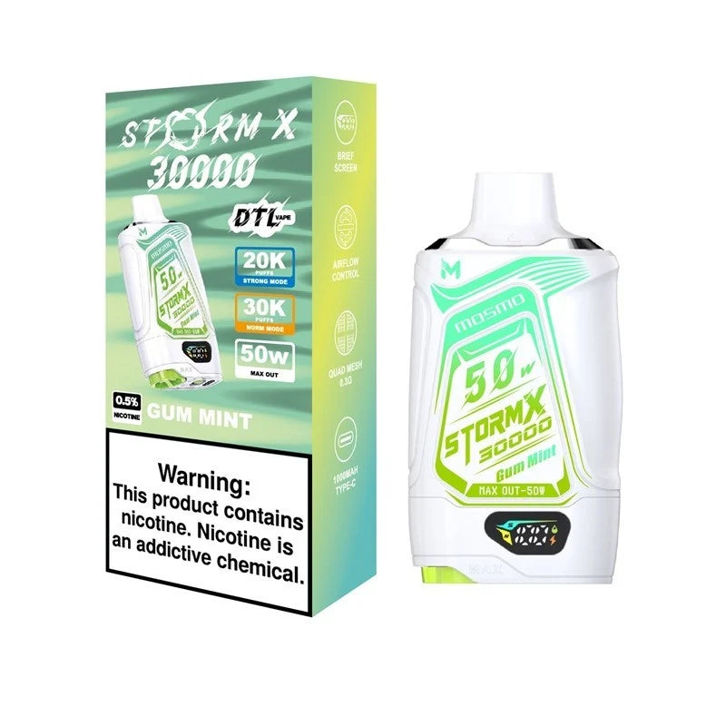 Mosmo Storm X 30000 Puffs Disposable Vape