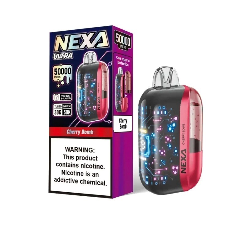 VOOPOO NEXA Ultra 50000 Vape - 20ml E-liquid, 5% Nicotine, 15 Flavors