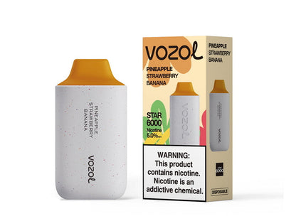 Vozol Star 6,000 puffs-850mAh Battery, 40ml E-liquid, Multiple Nicotine 12 Flavors