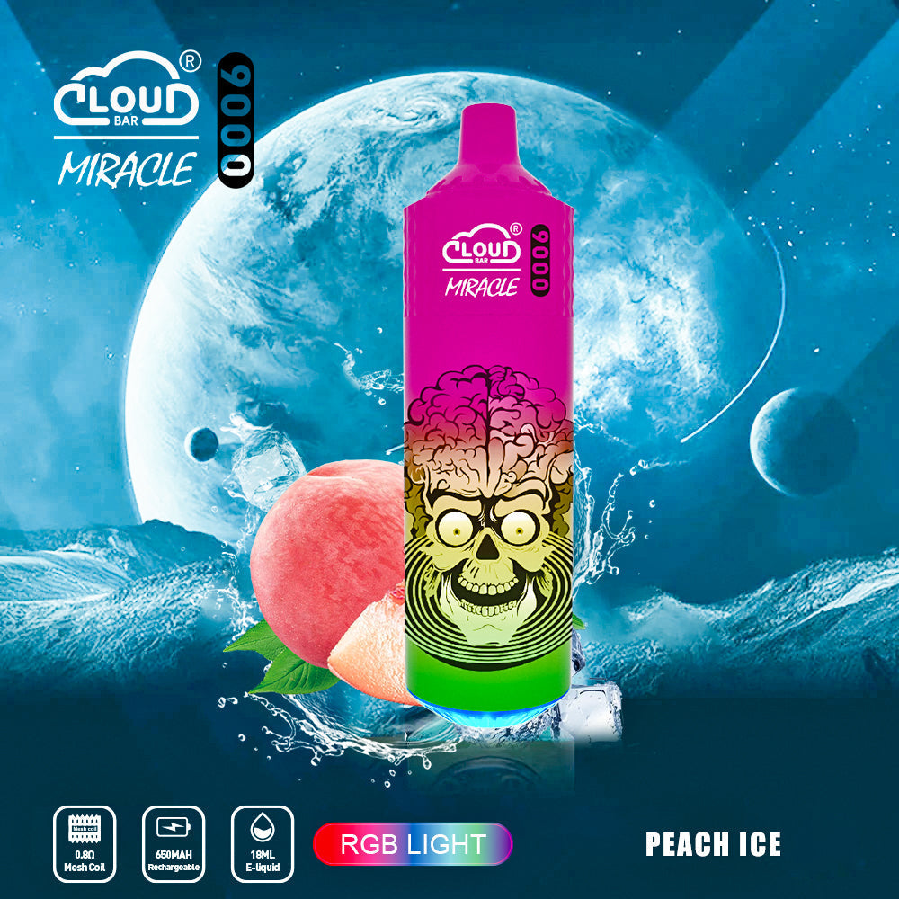 Cloud Multi Flavor 9000 Puffs  5% Rechargeable Cigarettes Vapor Electronic Vapes Pen 18ml for Cigarettes Lovers