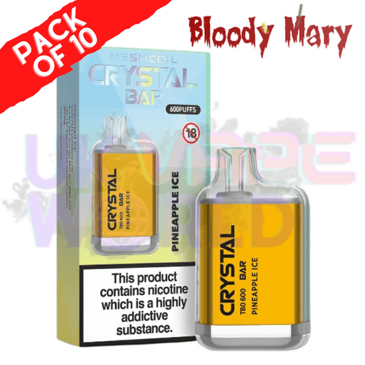 Pineapple ICE - Bloody Mary CRYSTAL 600Puff Box of 10