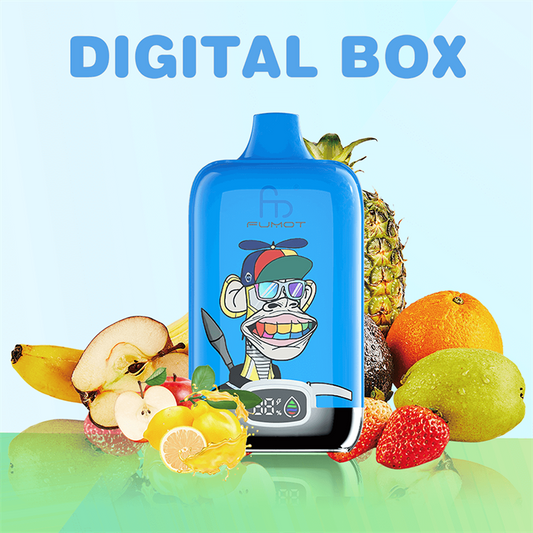 Randm Tornado Digital Box 12000 Puffs Disposable Fumot Vape 12k Puff With Led Screen Flash Light