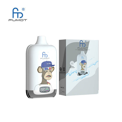 Randm Tornado Digital Box 12000 Puffs Disposable Fumot Vape 12k Puff With Led Screen Flash Light