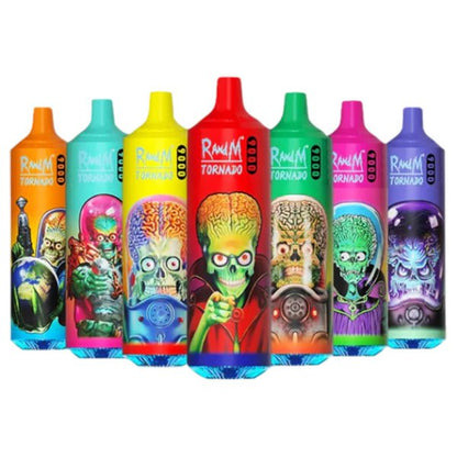 RandM Tornado 9000 Puffs Disposable Vape Fumot 9K Puff