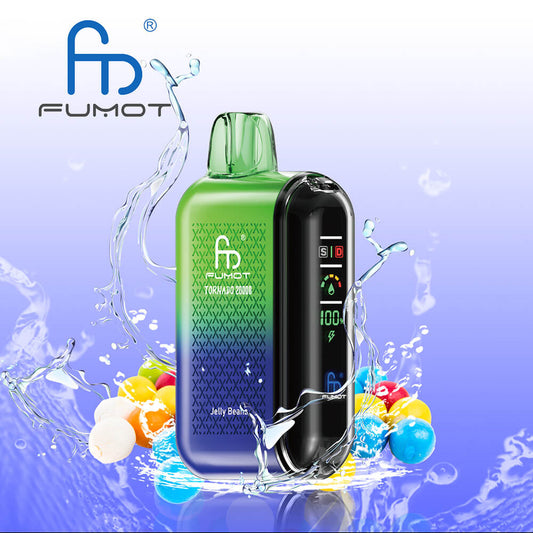 FUMOT Tornado 20000 puff Disposable Vape 900mAh 29 Flavors In Sales