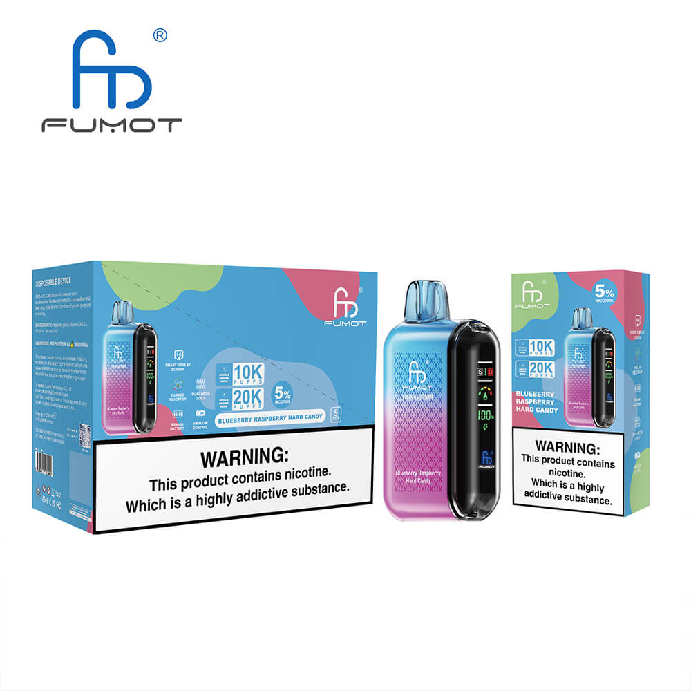 FUMOT Tornado 20000 puff Disposable Vape 900mAh 29 Flavors In Sales