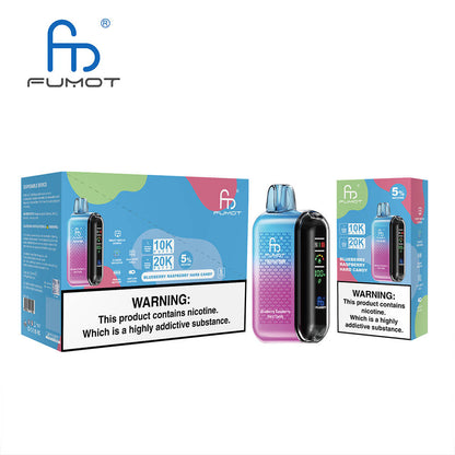 FUMOT Tornado 20000 puff Disposable Vape 900mAh 29 Flavors In Sales
