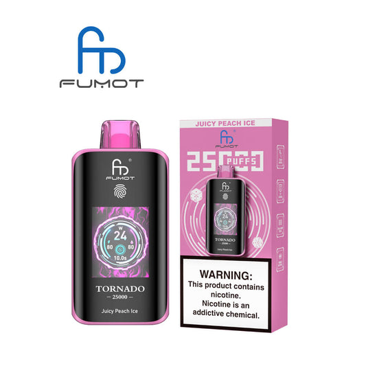 FUMOT RandM Tornado 25000 puff Disposable Vape 700mAh  In Sales 24 Flavors