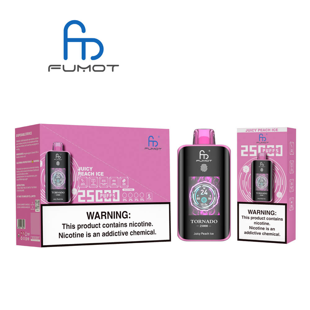 FUMOT RandM Tornado 25000 puff Disposable Vape 700mAh  In Sales 24 Flavors