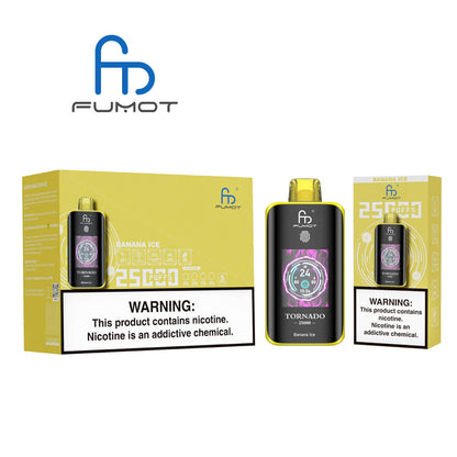FUMOT RandM Tornado 25000 puff Disposable Vape 700mAh  In Sales 24 Flavors